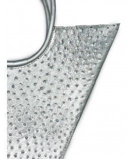 Big Triangle Bag in Silver